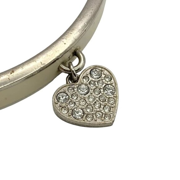 Auth COACH - Silver Cream Hardware Bangle - Picture 2 of 4